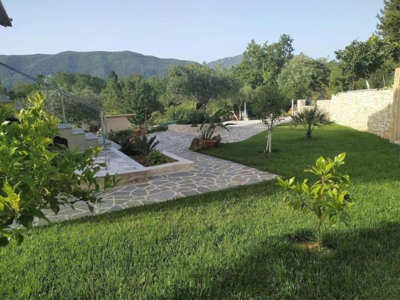 הוילה Áno Korakiána Petra House מראה חיצוני תמונה
