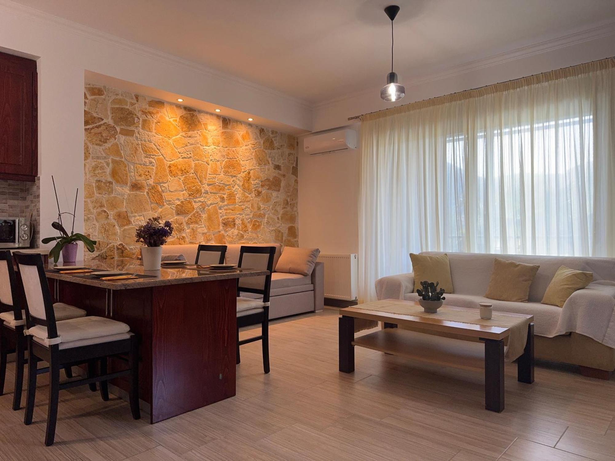 הוילה Áno Korakiána Petra House מראה חיצוני תמונה